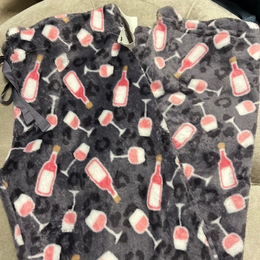 Ridiculously cozy wine pajama or house pants, Back in Stock!!